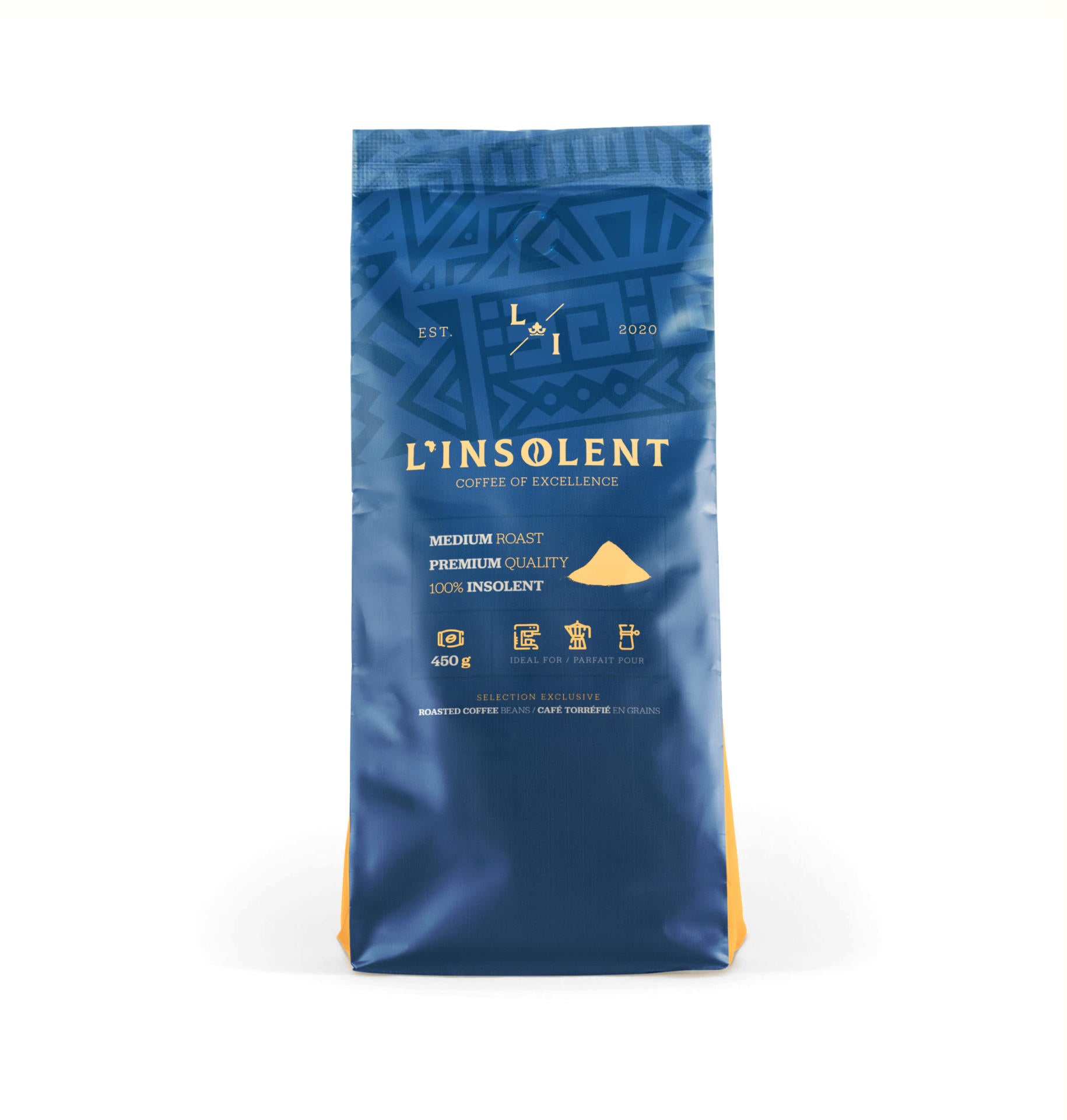 Ground roasted coffee 450g